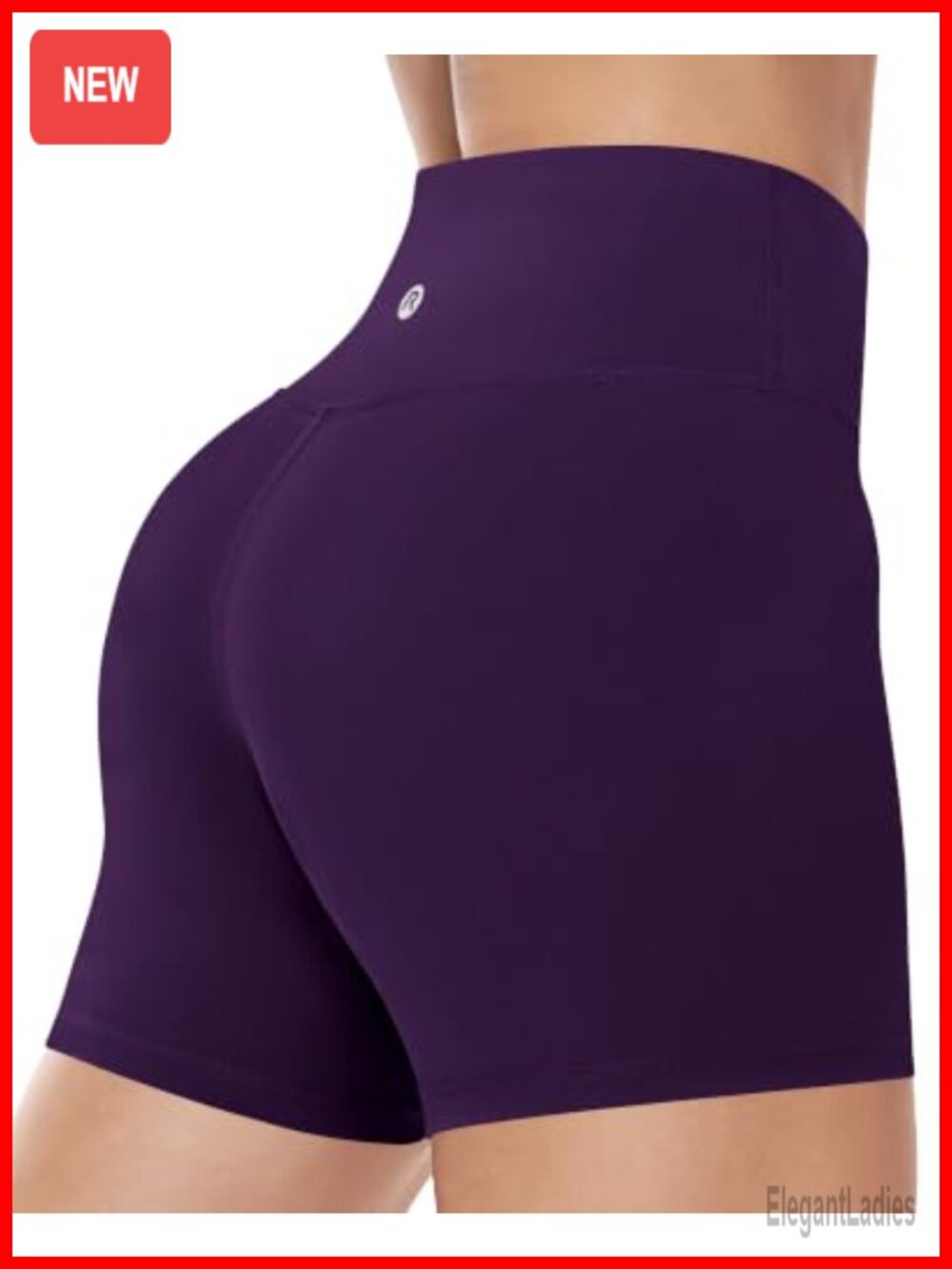 Women's High Waist Biker Shorts with Tummy Control 4-Way Stretch Spandex